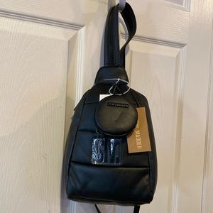 BNWT Steve Madden BJayaa Black Sling Backpack